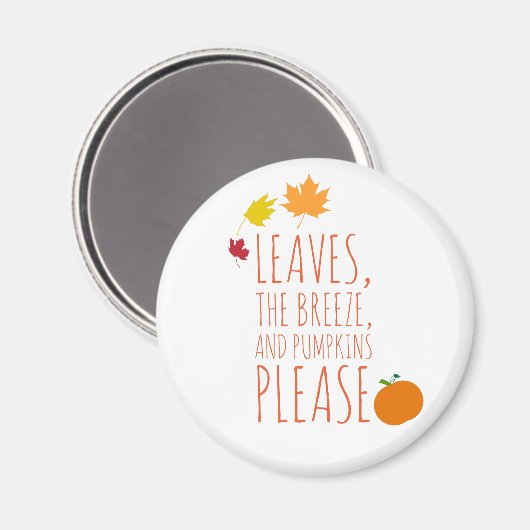 Aimant Aimer l'automne (Recto/Verso)