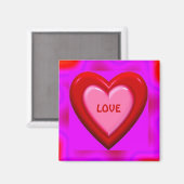 Aimant Aimer le coeur (Recto/Verso)