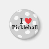 Aimant Aimer le Pickleball (Devant)