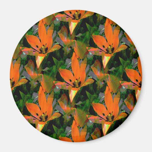 Aimant Aimer les tulipes... (Devant)