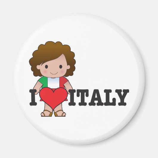 Aimant Aimer l'Italie (Devant)