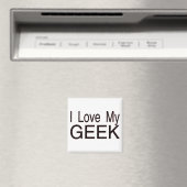 Aimant Aimer mon Geek (In Situ (Lave-vaisselle))