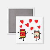 Aimant Aimer PB&J (Recto/Verso)