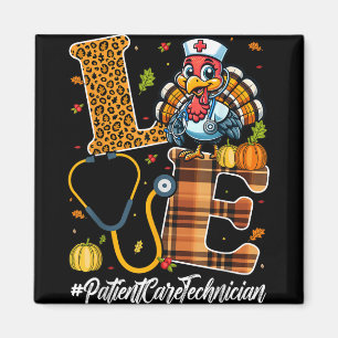 Aimant Aimer Technicien en soins aux patients Thanksgivin