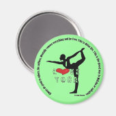 Aimant Aimer YOga (Recto/Verso)