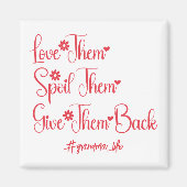 Aimant Aimez-Les Les Gâter Leur Rendre Grand-Mère Drôle (Devant)