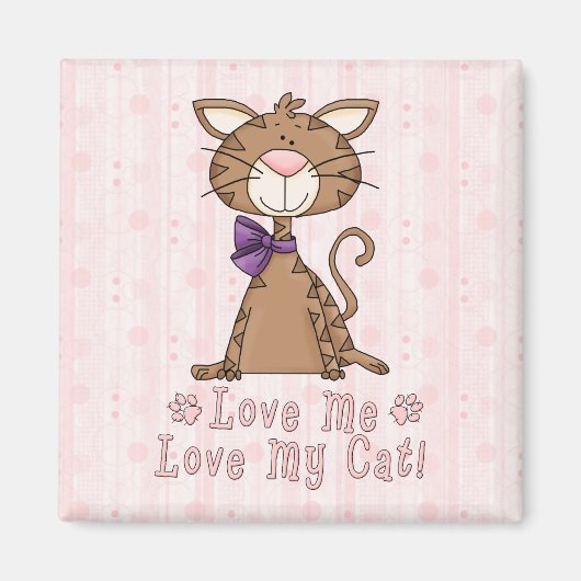 Aimant Aimez-Moi, Aimez Mon Chat (Devant)