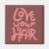 Aimant Aimez vos cheveux (Devant)