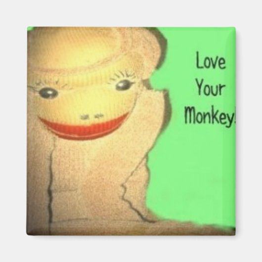 Aimant Aimez Votre Singe ! (Devant)