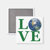 Aimant Aimez votre Terre (Recto/Verso)