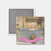 Aimant Aimez-vous grand-mère | Photo personnalisée pour b (Recto/Verso)