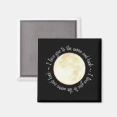 Aimant Aimez-vous la Lune (Recto/Verso)