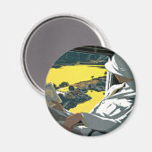 Aimant Air Afrique : Visitez L'Afrique en Avion (Recto/Verso)