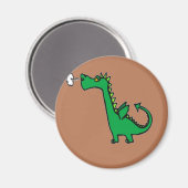Aimant Air breathing green dragon (Recto/Verso)