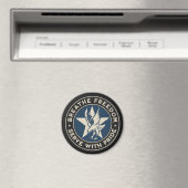 Aimant Air Force - Breathe freedom, serve with pride. (In Situ (Lave-vaisselle))