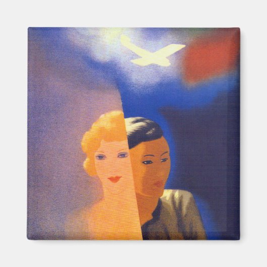 Aimant Air Orient ~ Europe - Orient (Devant)