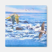 AIMANT AIRE DE JEUX DE L'OCÉAN DE SEAGULL (Devant)