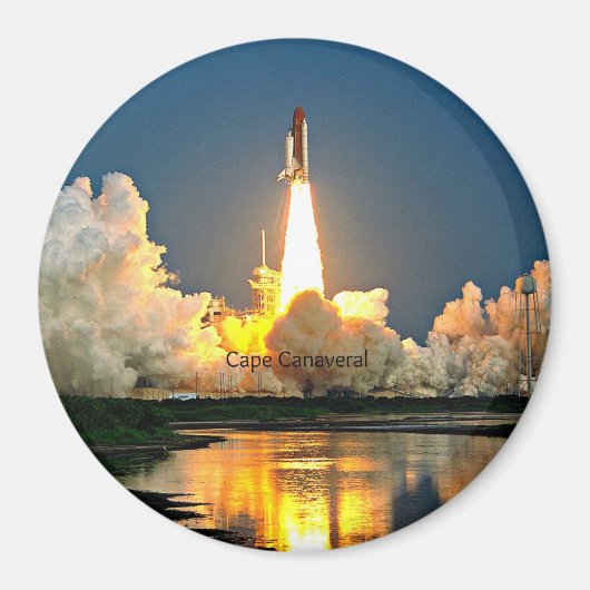 Aimant Aire de lancement de Cap Canaveral Floride (Devant)