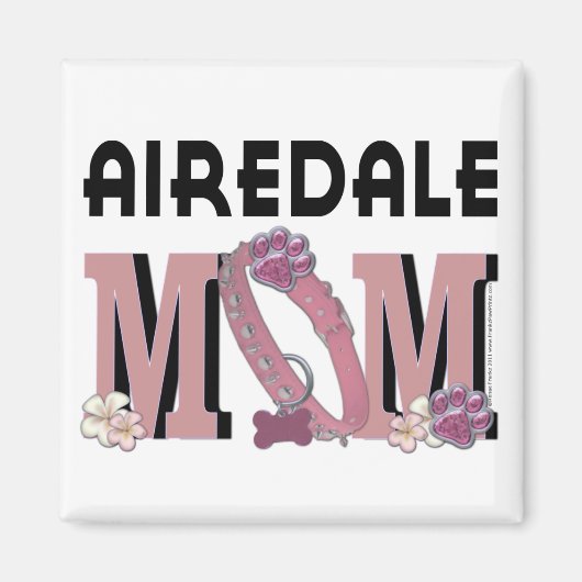 Aimant Airedale MOM (Devant)