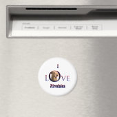 Aimant Airedale Terrier I Love (In Situ (Lave-vaisselle))