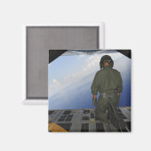 Aimant Airman observe les eaux du golfe du Mexique (Recto/Verso)