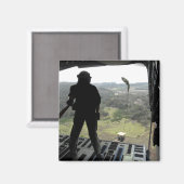 Aimant Airman regarde une chute d'entraînement (Recto/Verso)