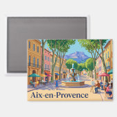 Aimant Aix-en-Provence France (Recto/Verso)
