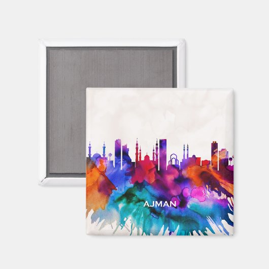 Aimant Ajman Skyline (Recto/Verso)