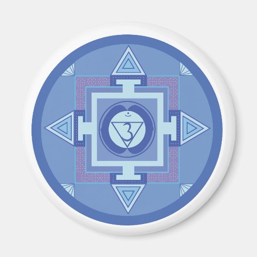 Aimant Ajna Chakra Mandala (Devant)