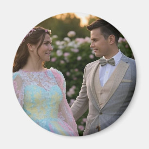 Aimant Ajouter une Personnaliser photo Mariage