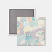 Aimant Ajouter votre initiale | White Rock Pastel (Recto/Verso)