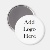 Aimant Ajouter votre logo à ce support (Recto/Verso)