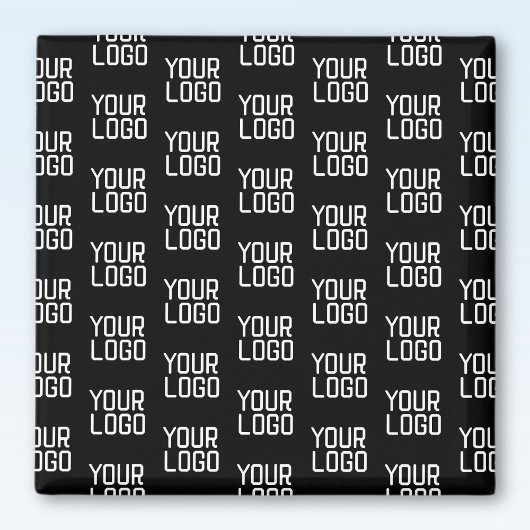 Aimant Ajouter votre logo Répéter Motif Modèle modifiable