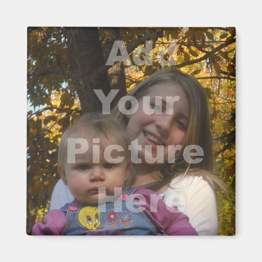 Aimant Ajouter votre propre collection d'images (Devant)