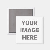 Aimant Ajouter Votre Propre Conception Photo Votre Propre (Recto/Verso)
