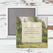 Aimant Ajouter votre propre devis Peinture Paysage Vintag