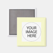 Aimant Ajouter Votre Propre Image Ou Texte (Recto/Verso)