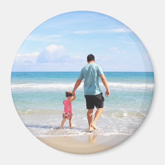 Aimant Ajouter votre propre photo et/ou texte (Devant)