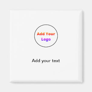 Aimant ajouter votre texte simple minimum personnalisé aj