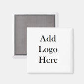Aimant Ajoutez votre logo à cette (Recto/Verso)