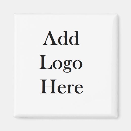 Aimant Ajoutez votre logo à cette (Devant)