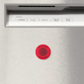 Aimant Ajoutez votre propre balayage QR Code minimum simp (In Situ (Lave-vaisselle))