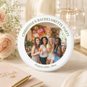 Aimant Ajoutez Votre Propre Photo Chic Faveur de Fête de