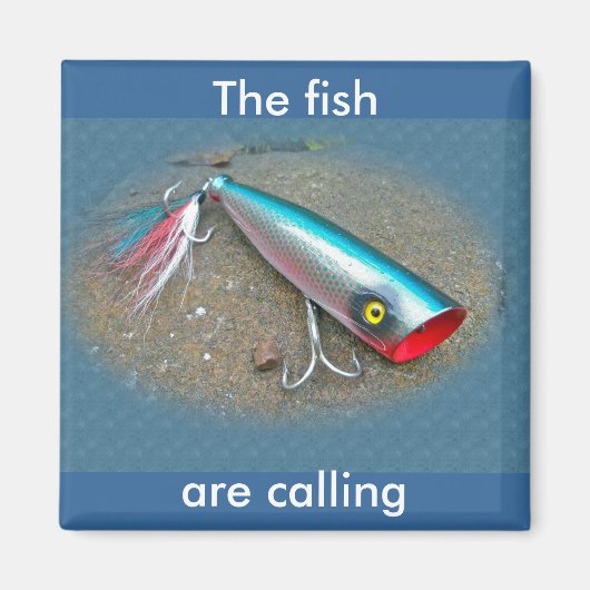 Aimant AJS Saltwater Lure Popper Blue Dragon Objets (Devant)