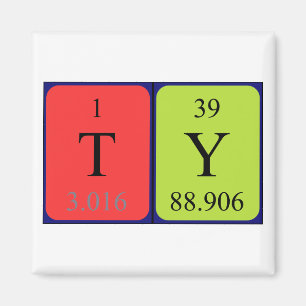 Aimant Ajustement de l'aimant de nom de table périodique