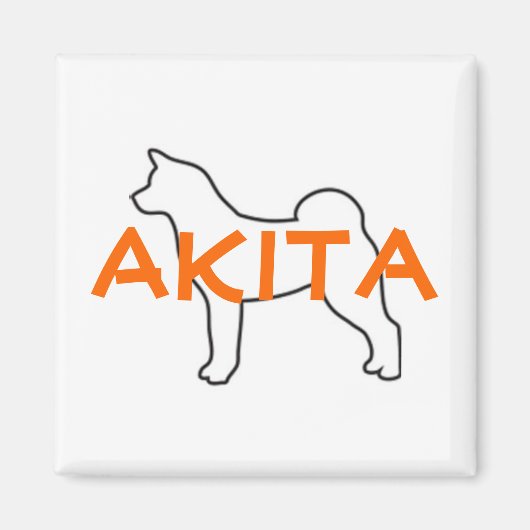 Aimant Akita (Devant)