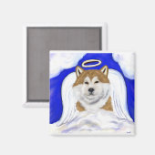 Aimant Akita Angel (Recto/Verso)