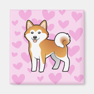 Aimant Akita Inu/amour de Shiba Inu