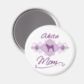 Aimant Akita Maman (Recto/Verso)