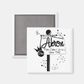 Aimant Akron Jojo et poulet (Recto/Verso)